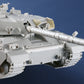 Foto frontal de la maqueta del carro de combate británico Challenguer 1 en escala 1:35 de Trumpeter referencia 09611
