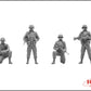 Foto del conjunto de figuras de soldados de élite norteamericanos en Iraq en escala 1:35 de ICM referencia 35201