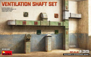 Portada del set Ventilation Shaft en escala 1:35 de Miniart referencia 35650