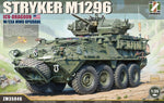 Portada de la caja de la maqueta del IFV norteamericano M1296 Stryker con ICV Dragon en escala 1:35 de Zimi Models referencia 35046