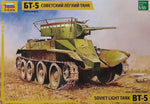 Portada de la maqueta del tanque  ligero soviético BT-5 en escala 1:35 de Zvezda referencia 3507
