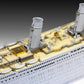 Foto de las chimeneas de la maqueta del RMS Titanic en escala 1:400 y versión platinum de Revell referencia 05243