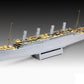 Foto completa de la maqueta del RMS Titanic en escala 1:400 y versión platinum de Revell referencia 05243