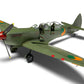 Foto frontal de la maqueta del caza Spitfire Tr.9 versión de entrenamiento en escala 1:48 de Airfix referencia A05143