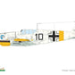 Decoración 2 de la maqueta del caza alemán Bf-109F-2 en escala 1:48 de Eduard edición Weekend referencia 84212