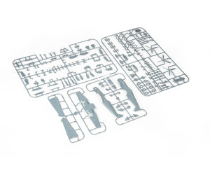 Piezas de la maqueta del caza alemán Bf-109F-2 en escala 1:48 de Eduard edición Weekend referencia 84212