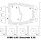 Máscaras de la maqueta del avión de ataque británico Buccaneer S.2D en escala 1:48 de Trumpeter referencia 05845