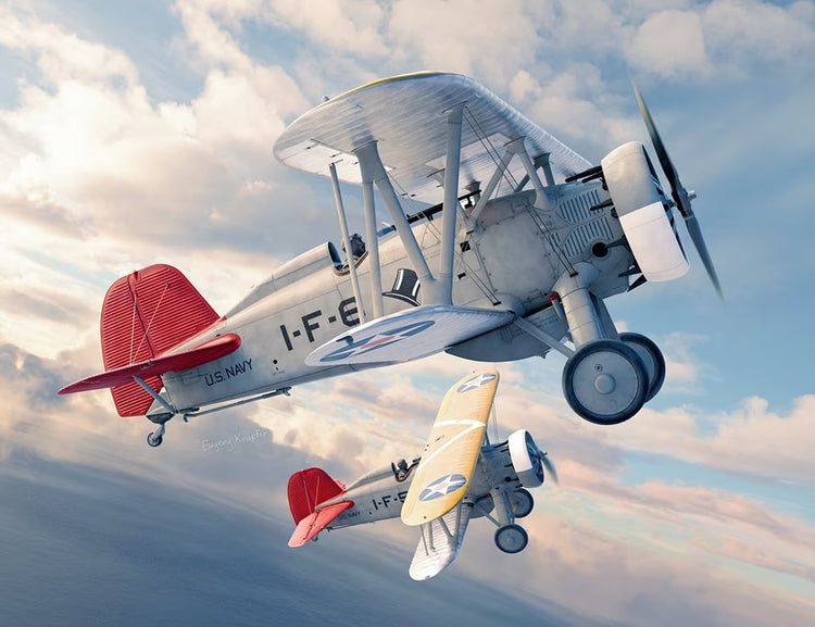 Portada de la caja de la maqueta del caza F4-B de la US Navy en escala 1:48 del fabricante Clear Prop Models referencia 4826