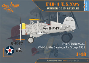 Decoración2 de la maqueta del caza F4-B de la US Navy en escala 1:48 del fabricante Clear Prop Models referencia 4826
