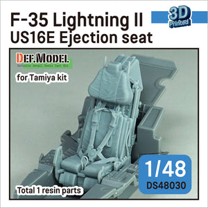 Portada del asiento eyectable US16E que usan los F-35 Lightning II en escala 1:48 de Def Model referencia DS48030 