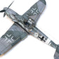 Foto aérea de la maqueta del caza alemán Bf 109 G-6 en escala 1:48 Edición PorfiPACK de Eduard referencia 82167