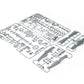 Piezas de la maqueta del caza alemán Bf 109 G-6 en escala 1:48 Edición PorfiPACK de Eduard referencia 82167