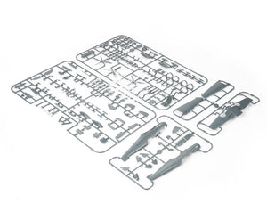 Piezas de la maqueta del caza alemán Bf 109 G-6 en escala 1:48 Edición PorfiPACK de Eduard referencia 82167