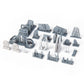 Piezas de resina de la maqueta del caza checo Avia S-199 en escala 1:48 de Eduard referencia 948012