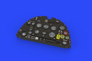 Foto del panel de instrumentos para el caza Spitfire Mk. IX tardío en escala 1:48 de Edurad referencia 644008