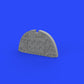 Foto de la piezas del panel de instrumentos para el caza Spitfire Mk. IX tardío en escala 1:48 de Edurad referencia 644008