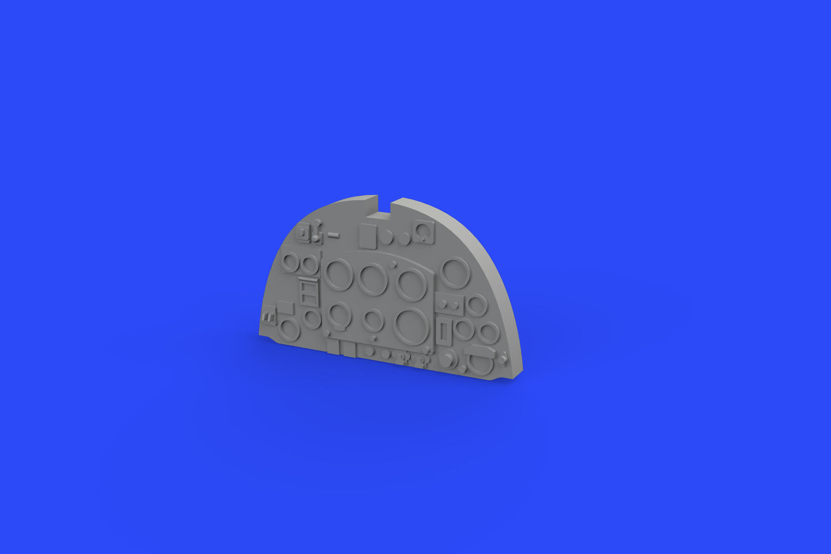 Foto de la piezas del panel de instrumentos para el caza Spitfire Mk. IX tardío en escala 1:48 de Edurad referencia 644008