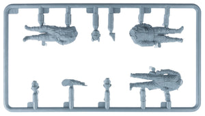 Piezas 2 de las figuras de pilotos y mecánicos alemanes de la 2ª Guerra Mundial en escala 1:48 de Miniart referencia 49026