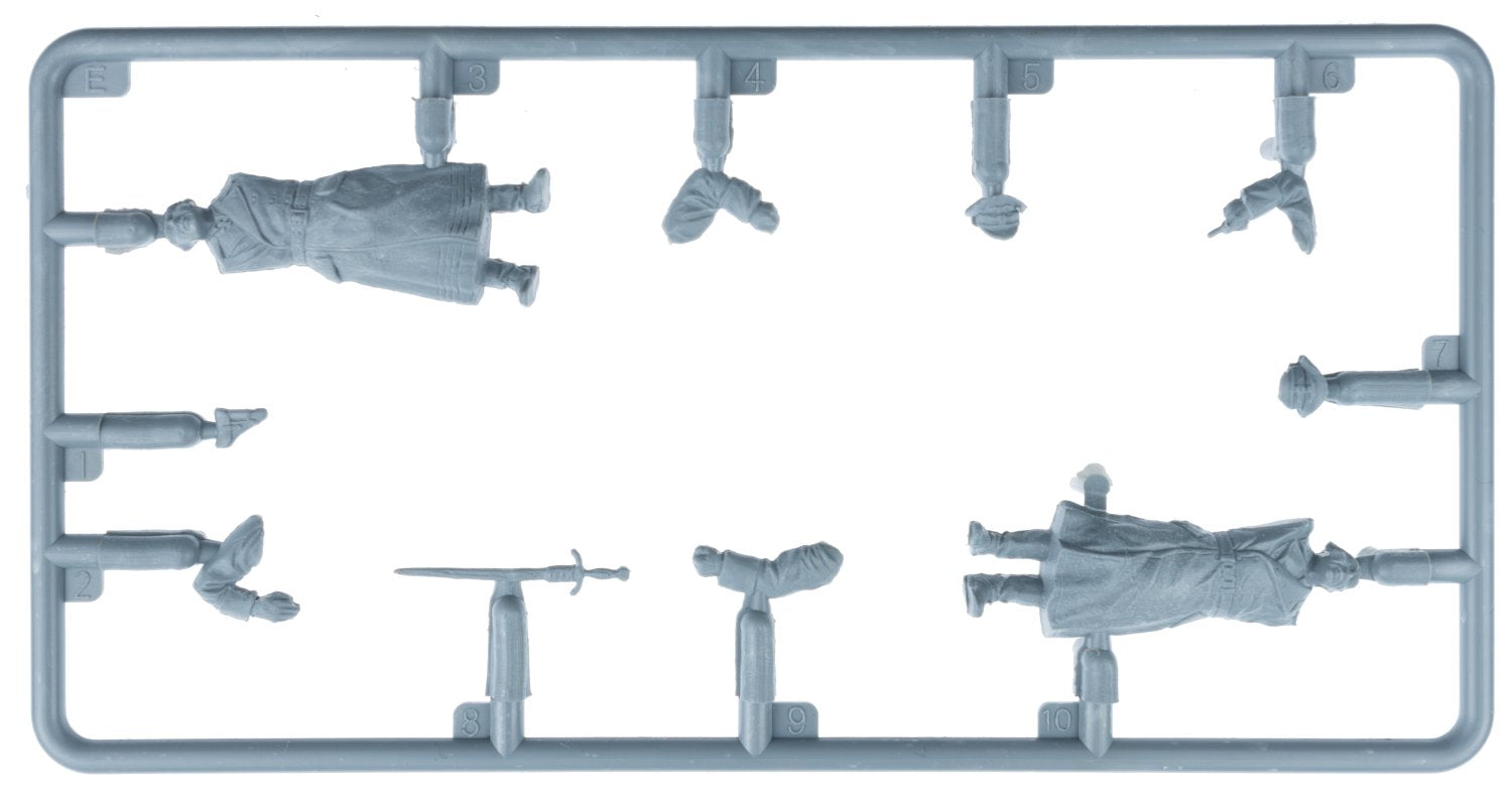 Piezas 3 de las figuras de pilotos y mecánicos alemanes de la 2ª Guerra Mundial en escala 1:48 de Miniart referencia 49026