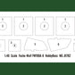 Máscaras de la maqueta del caza alemán Fw190 A-8 en escala 1:48 de Hobby Boss referencia 81782