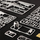Piezas de la maqueta del caza alemán Fw190 A-8 en escala 1:48 de Hobby Boss referencia 81782