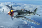 Portada de la caja de la maqueta del caza alemán Fw190 A-8 en escala 1:48 de Hobby Boss referencia 81782