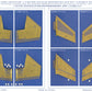 Instrucciones 4 del set de mascaras de Galaxy Hobby para la maqueta del avión embarcado norteamericano F35 B en escala 1:48 de Tamiya, referencia D48091
