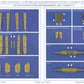 Instrucciones 6 del set de mascaras de Galaxy Hobby para la maqueta del avión embarcado norteamericano F35 B en escala 1:48 de Tamiya, referencia D48091