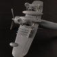 Vista inferior de la maqueta del caza embarcado norteamericano F4U2 Corsair en escala 1:48 de Hobby Boss referencia 80835
