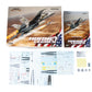 Instrucciones y calcas de la maqueta del F-18 en edición limitada Hornet Legacy de Eduard en escala 1:48 referencua 11195