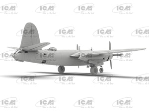 Foto lateral derecha de la maqueta del bombardero B-26G en escala 1:48 de ICM referencia 48323