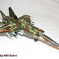 Foto frontal de la maqueta del avión ruso Mig-25 BM en escala 1:48 de IC referencia 48905