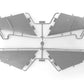 Piezas 1 de la maqueta del avión ruso Mig-25 BM en escala 1:48 de IC referencia 48905