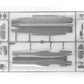 Piezas 2 de la maqueta del avión ruso Mig-25 BM en escala 1:48 de IC referencia 48905