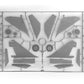 Piezas 4 de la maqueta del avión ruso Mig-25 BM en escala 1:48 de IC referencia 48905