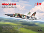 Portada de la caja de la maqueta del avión ruso Mig-25 BM en escala 1:48 de IC referencia 48905