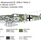 Decoración 3 de la maqueta del caza alemán Bf-109 K-4 en escala 1:48 de Italeri referencia 2805