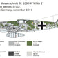 Decoración 4 de la maqueta del caza alemán Bf-109 K-4 en escala 1:48 de Italeri referencia 2805