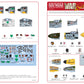 Instrucciones del set de calcas para cazas alemanes de la Luftwaffe durante la 2ª Guerra Mundial en escala 1:48 de Kits World referencia 148031