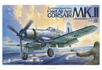 Portada de la caja de la maqueta del caza norteamericano F4U Corsair en versión inglesa en escala 1:48 de Magic Factory referencia 5004