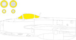 Máscaras para caza soviético Mig-17 en escala 1:48 de Edyard referencia EX957