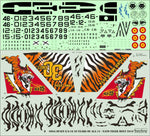 Set de calcas en escala 1:48 conmemorativas de los 30 años de los F/A-18 del Ala 15 de ModelMaker Decals referencia D48090