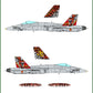 Decoración del set de calcas en escala 1:48 conmemorativas de los 30 años de los F/A-18 del Ala 15 de ModelMaker Decals referencia D48090