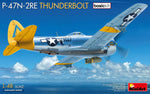 Portada de la caja de la maqueta del caza P-47N-2RE Thunderbolt en escala 1:48 de Miniart referencia 48068