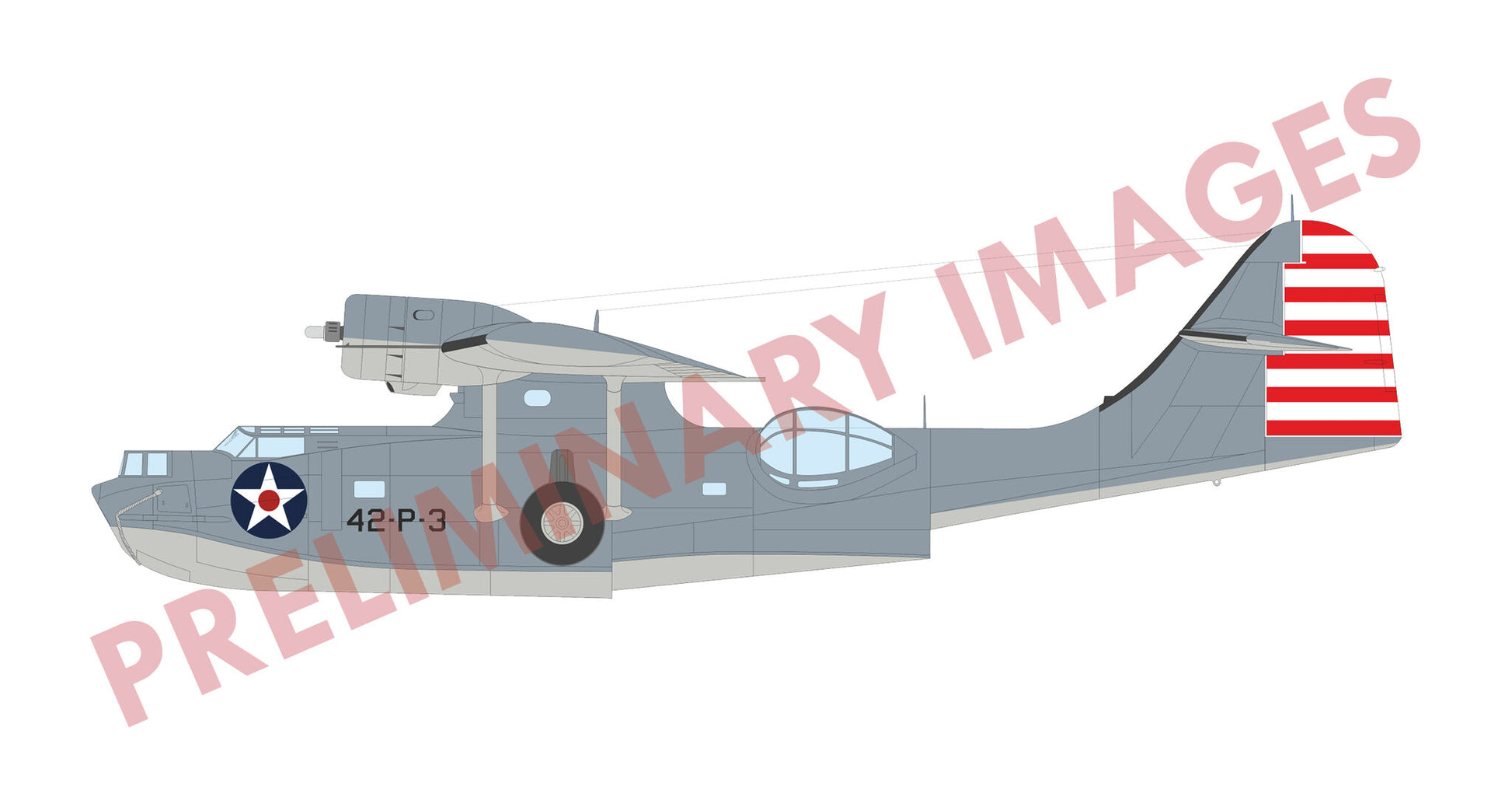 Decoración 2 de la maqueta del hidroavión PBY-5A Catalina en escala 1:48 de Eduard referencia 11198