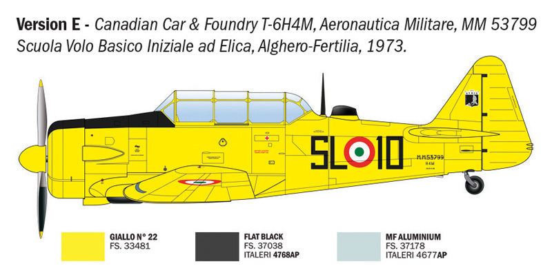 Decoración 5 de la maqueta del caza T-6G Texan en escala 1:48 de Italeri referencia 2652