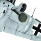 Foto detalle inferior de la maqueta del caza alemán Messerschmitt BF109 G-6 de producción tardía en escala 1:48 de Tamiya referencia 61128