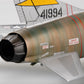 Detalle de la tobera de la maqueta del caza americano F-100 C Supersabre en escala 1:48 de Trumpeter referencia 02838