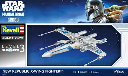 portada de la caja de la maqueta del X-Wing de la Republica en escala 1:57 de la saga Mandalorian referencia 06791 