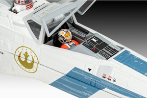 Foto de la cabina de la maqueta del X-Wing de la Republica en escala 1:57 de la saga Mandalorian referencia 66791 